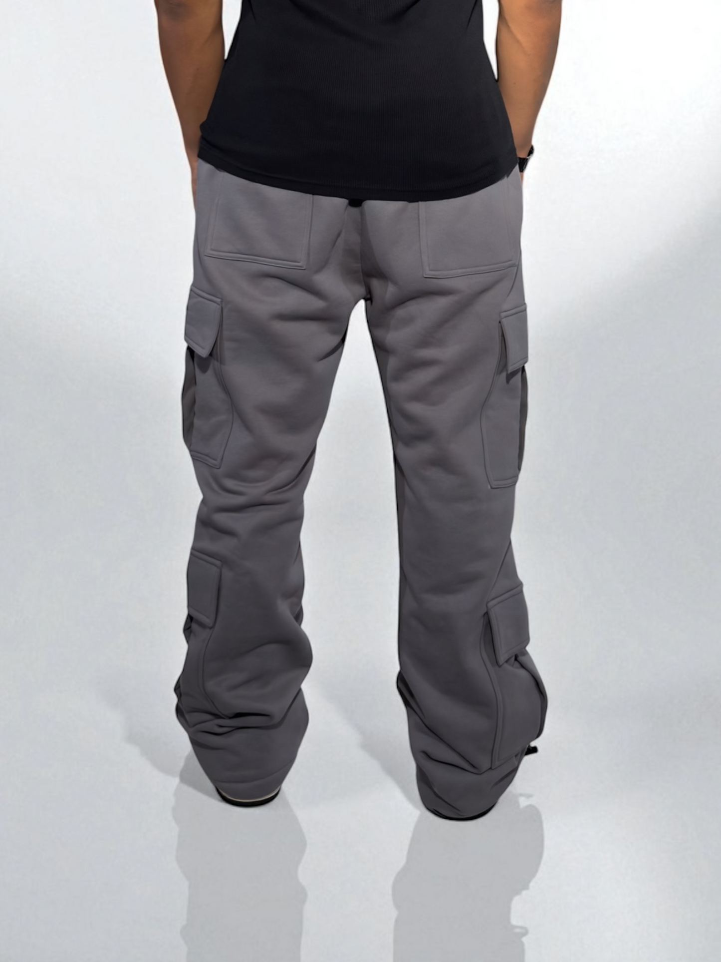 "Gray" Dual Cargo Sweats