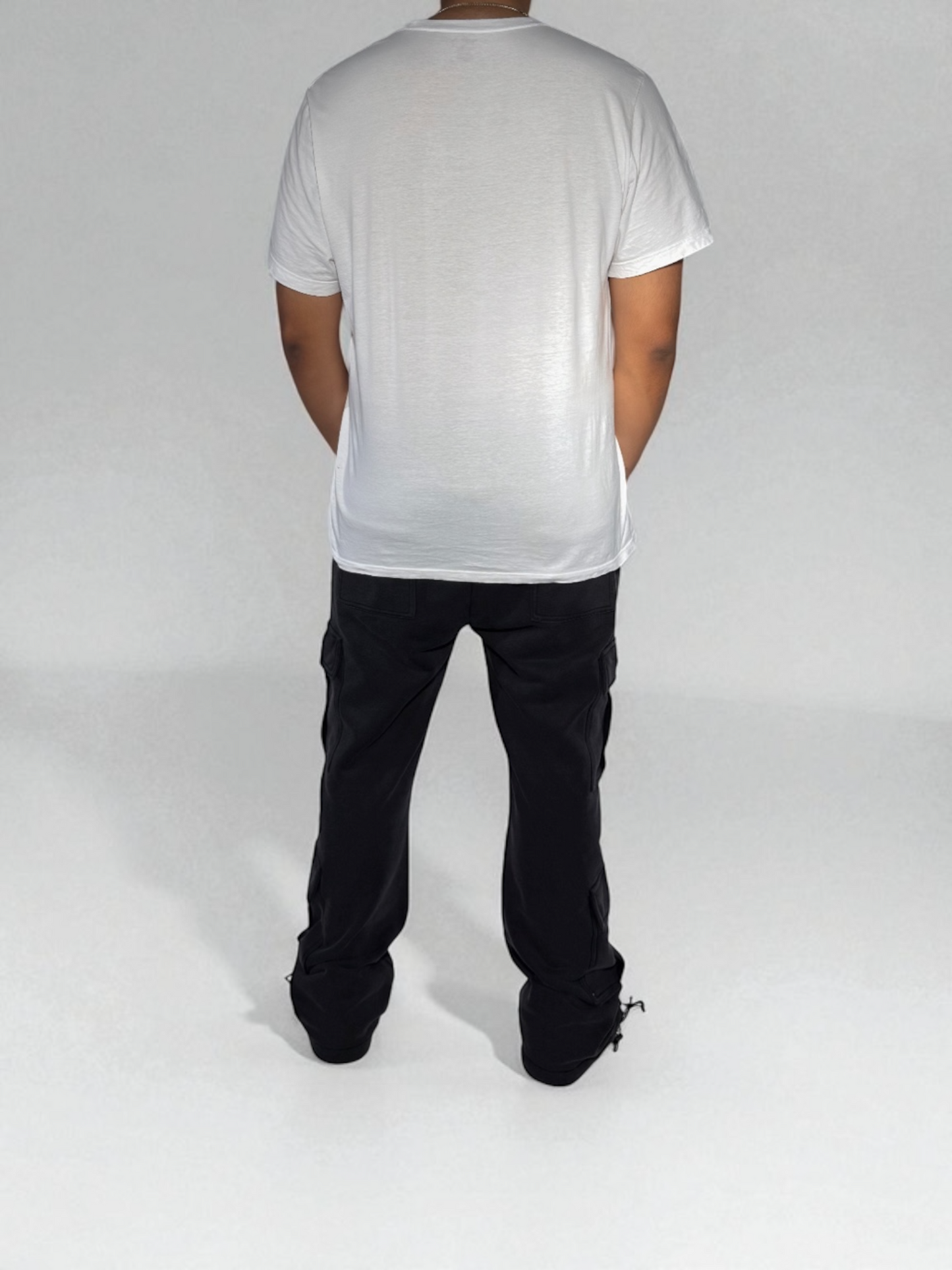 "Washed Black" Dual Cargo Sweats