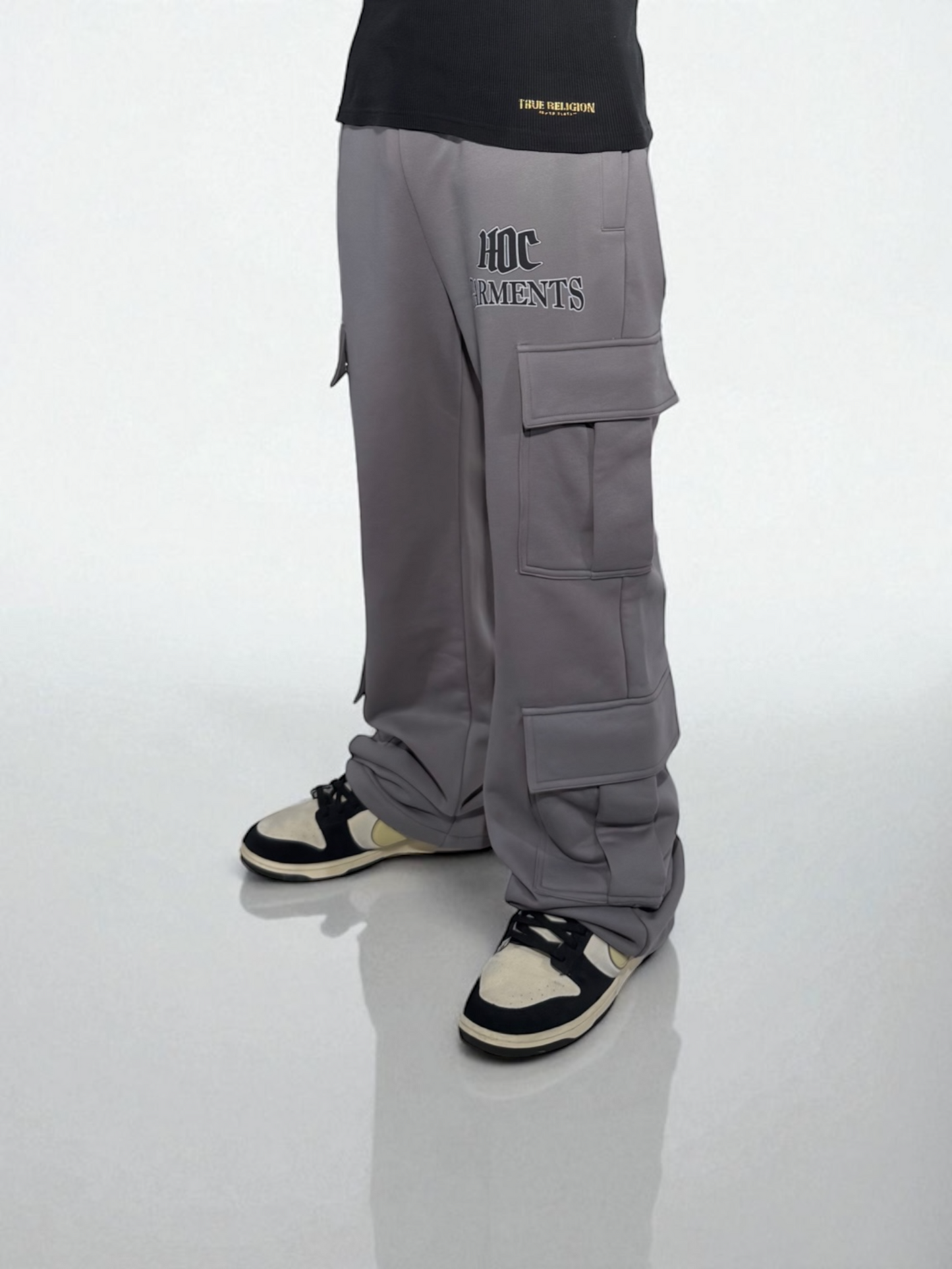 "Gray" Dual Cargo Sweats