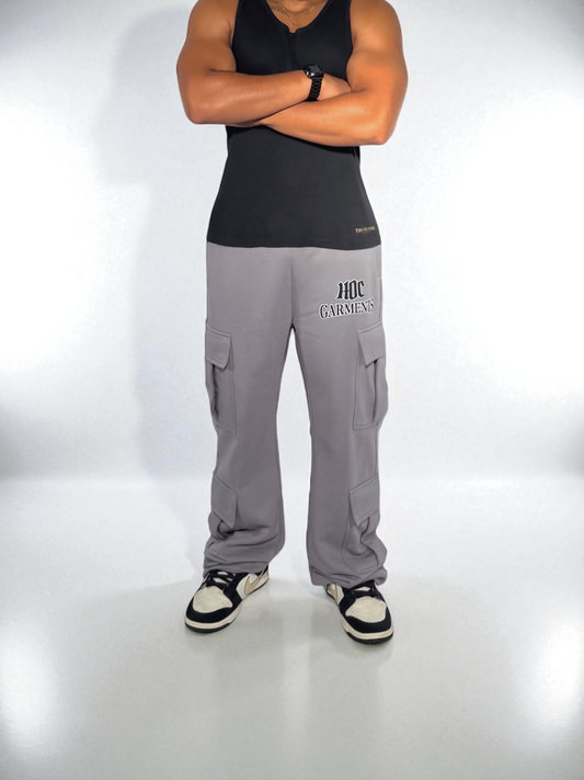 "Gray" Dual Cargo Sweats